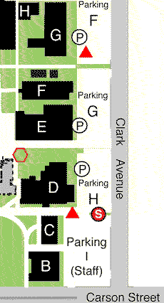 Map of LAC parking lots