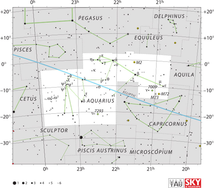 IAU/S&T map of Aquarius