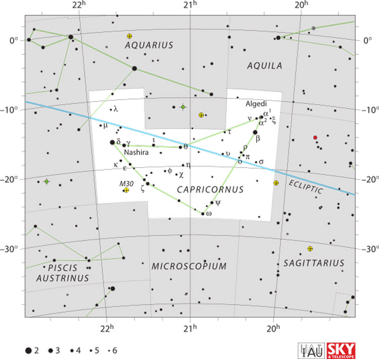 IAU/S&T map of Capricornus