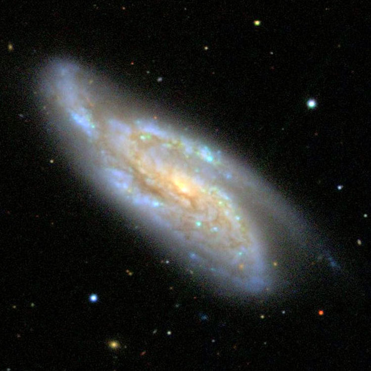SDSS image of spiral galaxy NGC 4088, also known as Arp 18