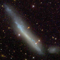 Arp 206 (NGC 3432 + PGC 32617)