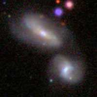 Arp 247 (IC 2338 + IC 2339)