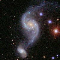 Arp 82 (NGC 2535 + NGC 2536)