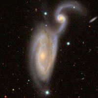 Arp 84 (NGC 5394 + NGC 5395)