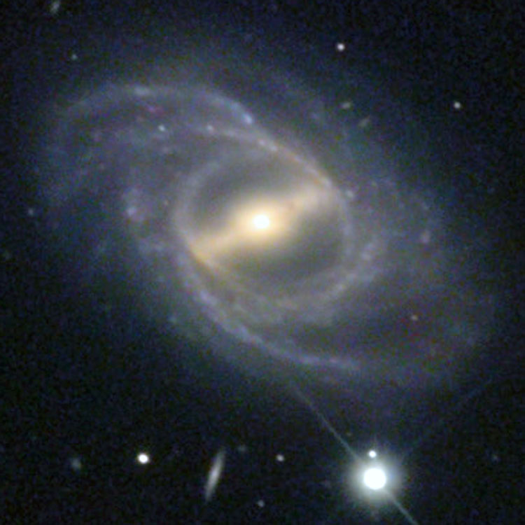 NOAO image of spiral galaxy NGC 2523, also known as Arp 9