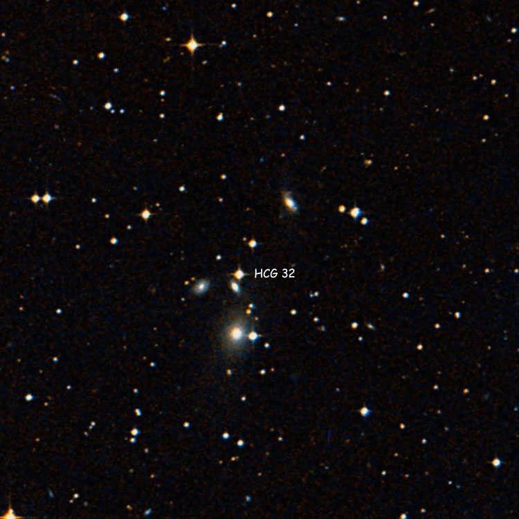 DSS image of region near Hickson Compact Group 32