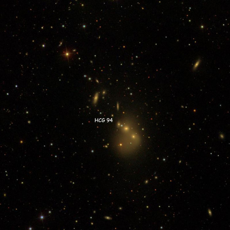 SDSS image of region near Hickson Compact Group 94