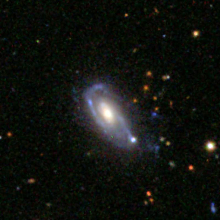 SDSS image of spiral galaxy IC 1050