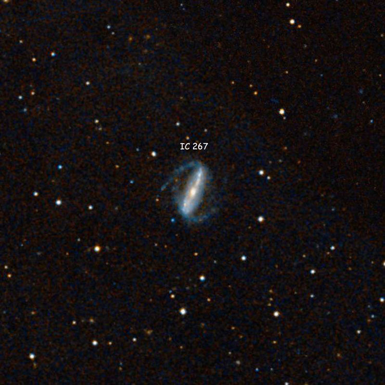 DSS image of region near spiral galaxy IC 267