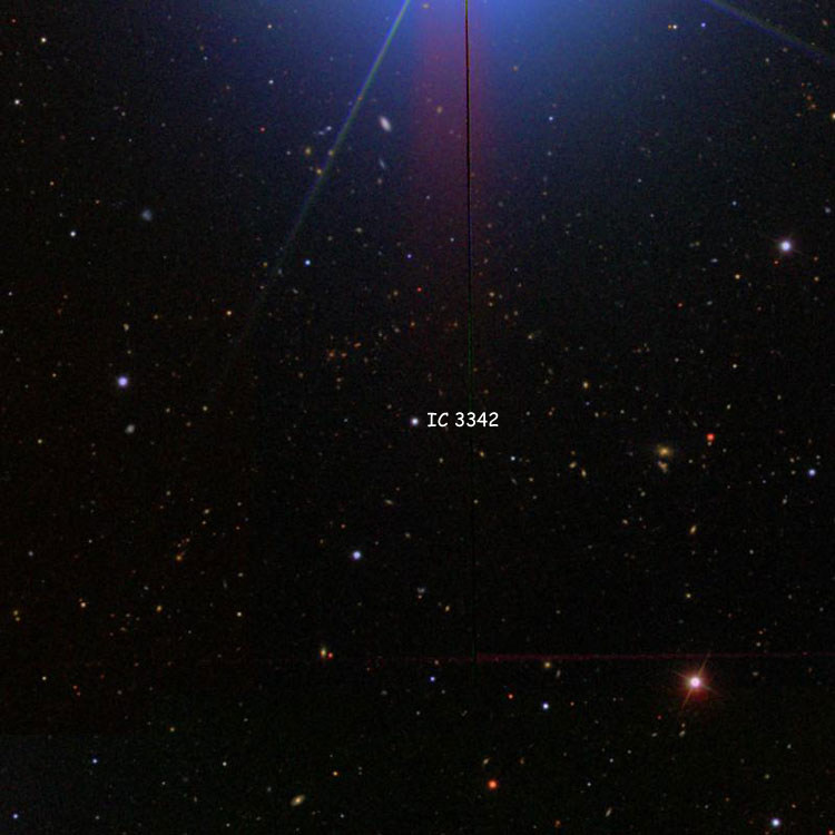SDSS image of region near the star listed as IC 3342