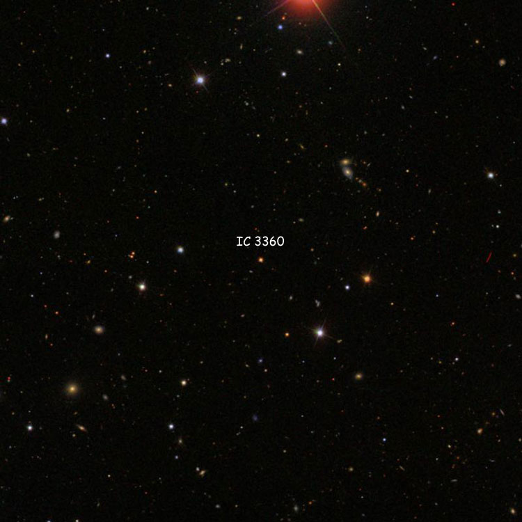 SDSS image of region near the star listed as IC 3360
