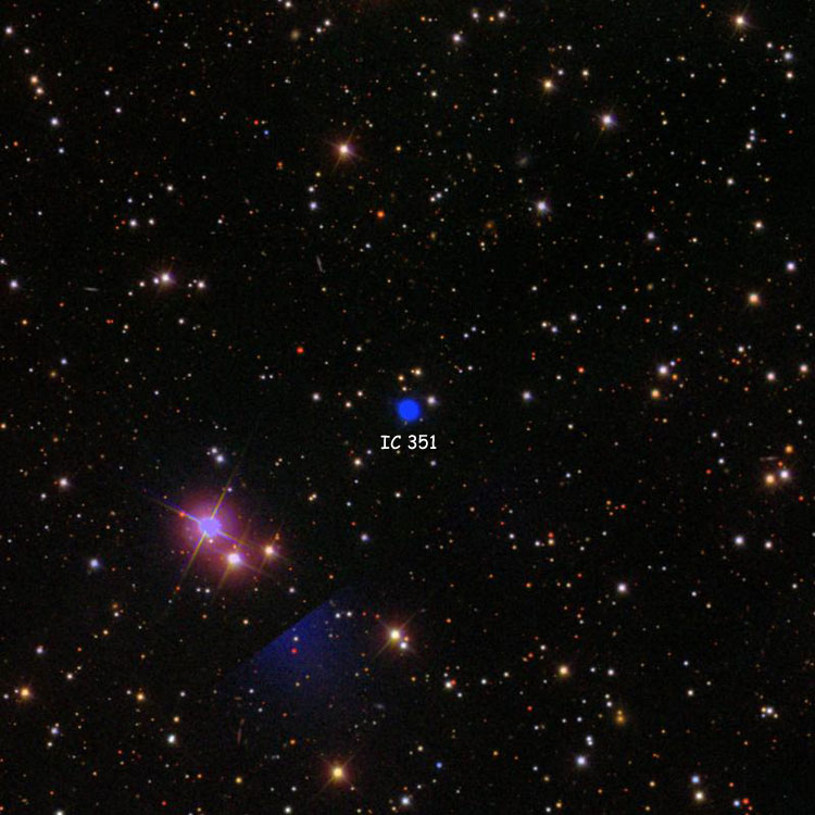 SDSS image of region near planetary nebula IC 351