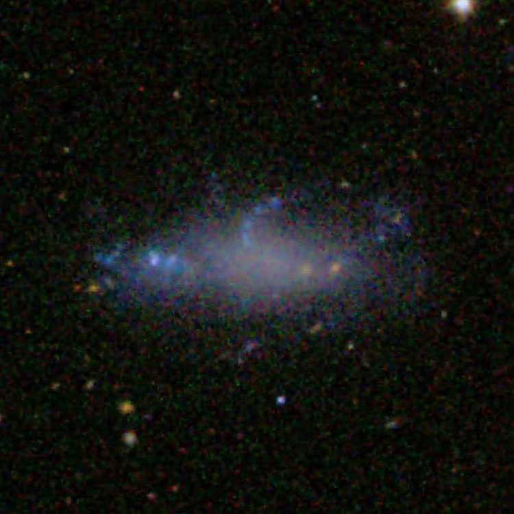 SDSS image of irregular galaxy IC 3522