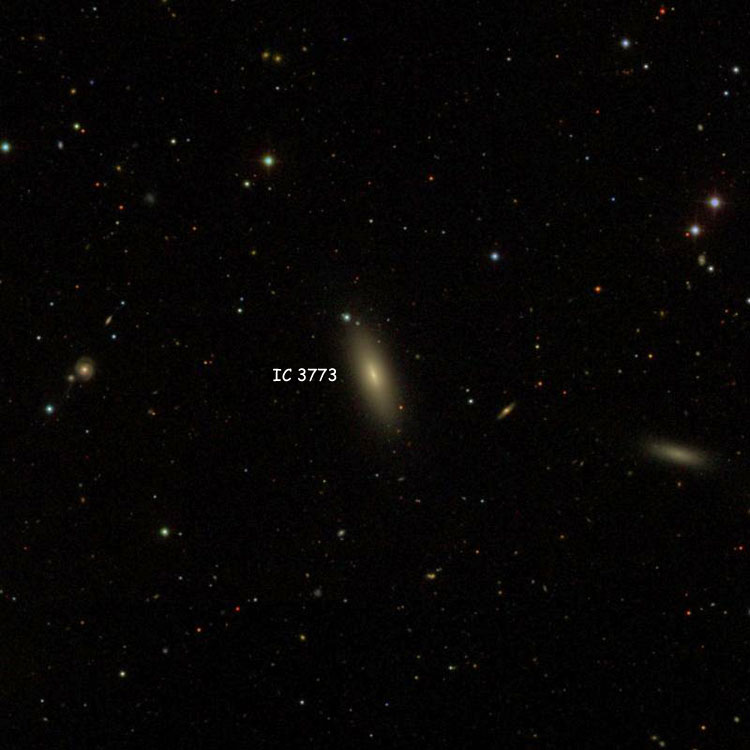 SDSS image of region near lenticular galaxy IC 3773