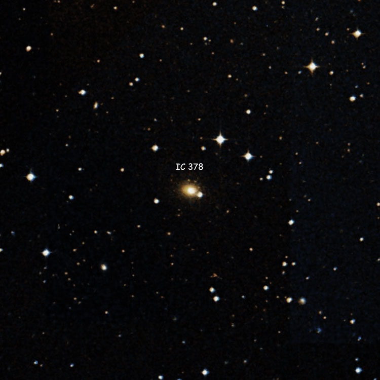 DSS image of region near lenticular galaxy IC 378