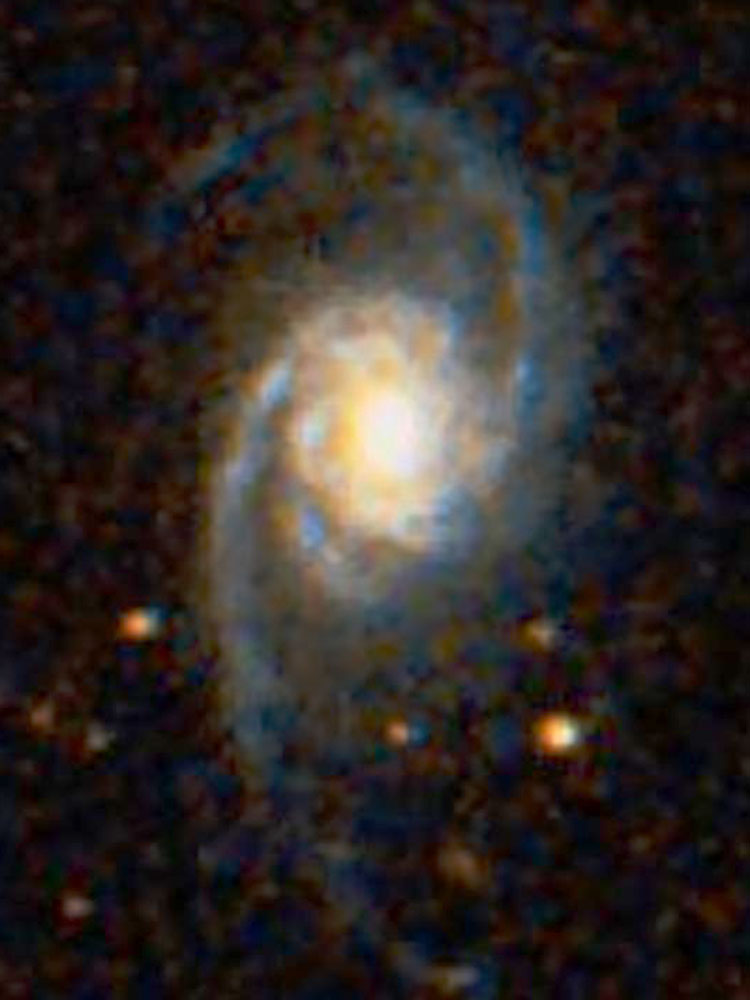 DSS image of spiral galaxy IC 382, which is sometimes misidentified as NGC 1632