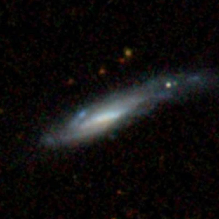 SDSS image of spiral galaxy IC 4358
