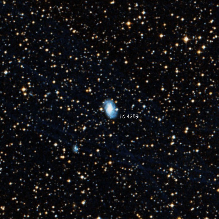 DSS image of region near spiral galaxy IC 4359