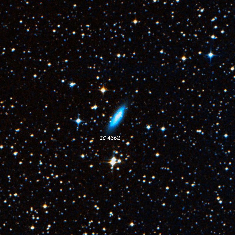 DSS image of region near spiral galaxy IC 4362