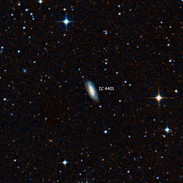 DSS image of region near spiral galaxy IC 4401