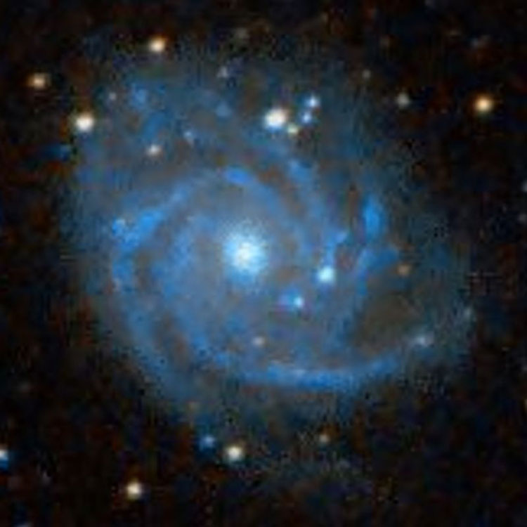 DSS image of spiral galaxy IC 4538
