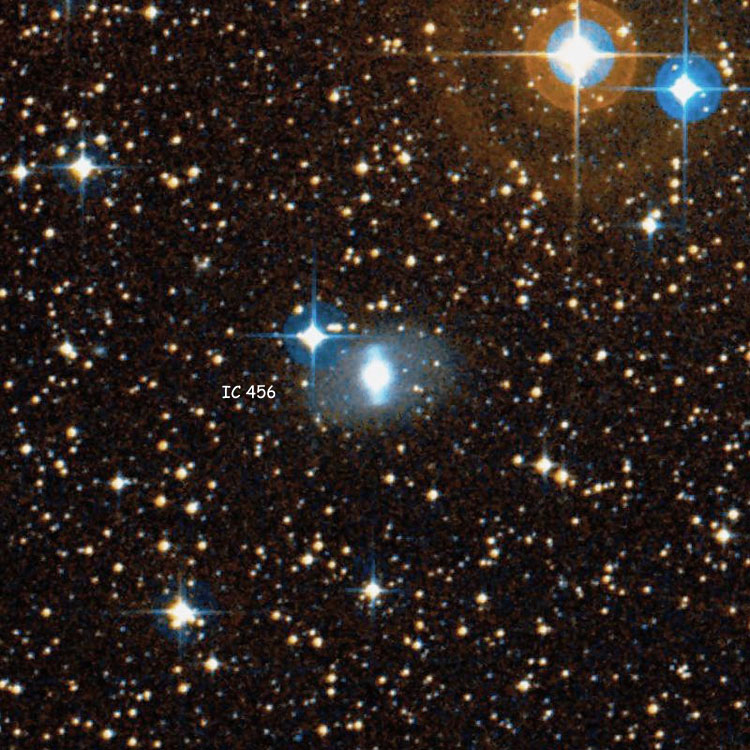DSS image of region near lenticular galaxy IC 456