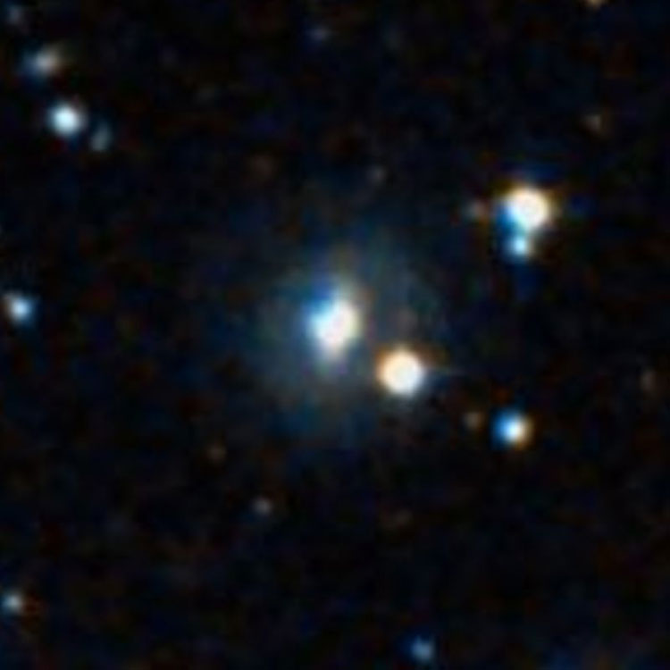 DSS image of lenticular galaxy IC 460