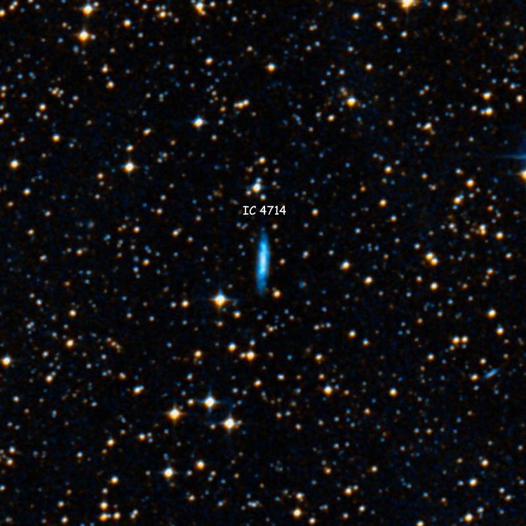 DSS image of region near spiral galaxy IC 4714