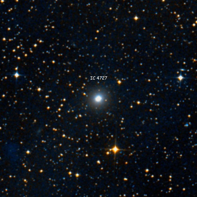 DSS image of region near lenticular galaxy IC 4727