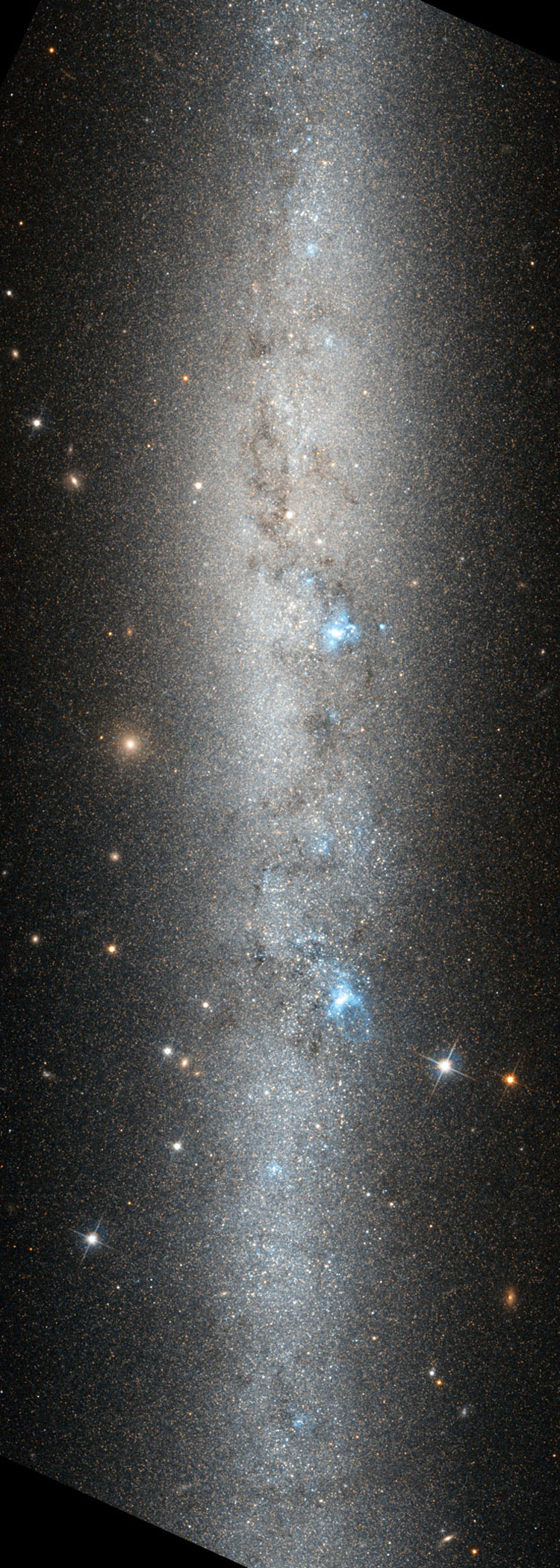 HST image of part of spiral galaxy IC 5052
