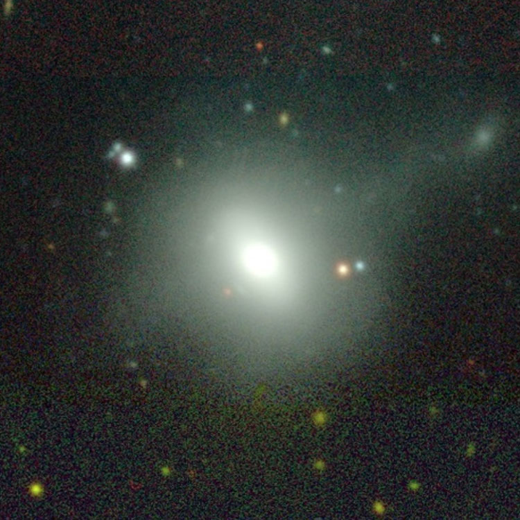 DSS image of lenticular galaxy IC 550