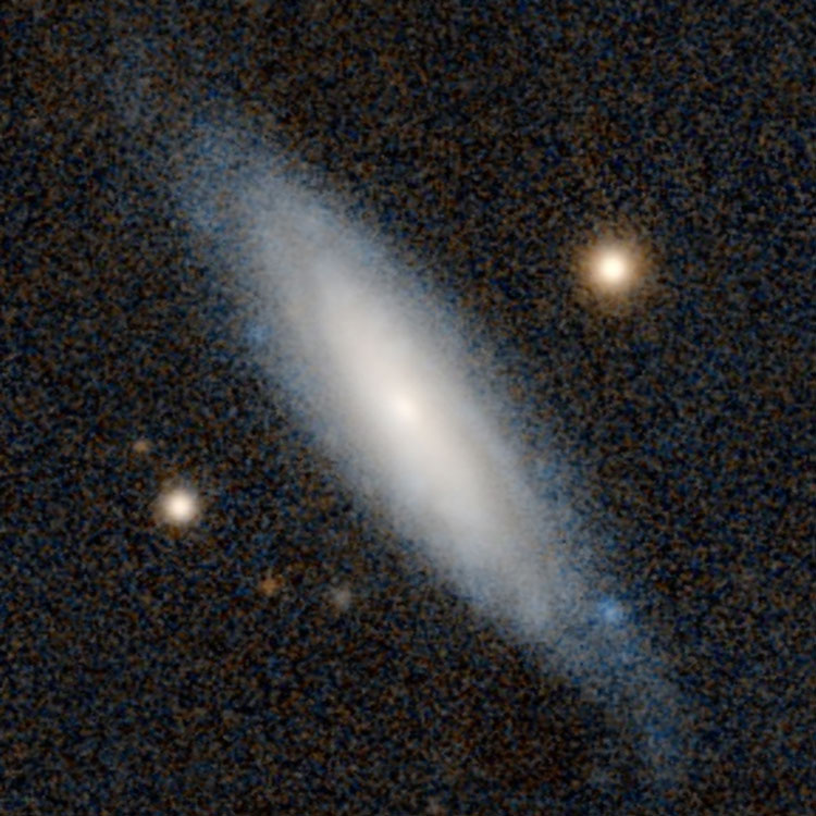 DSS image of spiral galaxy IC 599