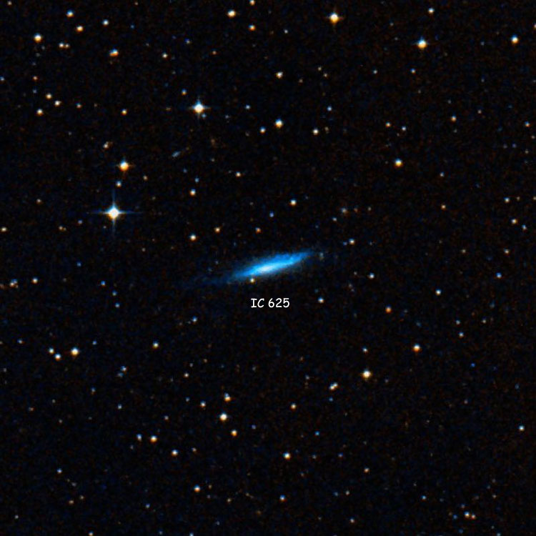 DSS image of region near spiral galaxy IC 625