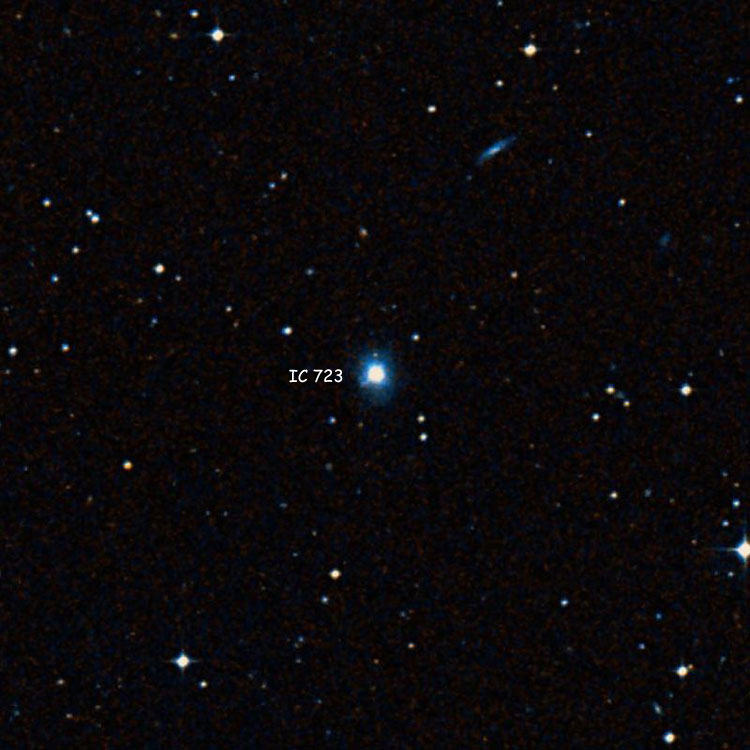 DSS image of region near irregular galaxy IC 723
