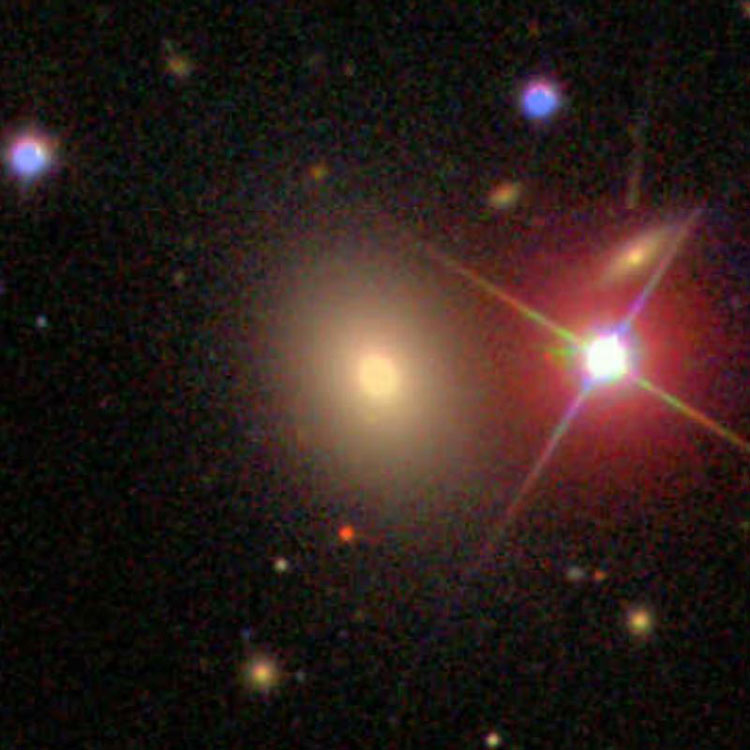 SDSS image of elliptical galaxy IC 754