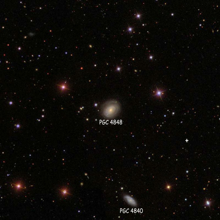 Wikisky SDSS image of region near 4848