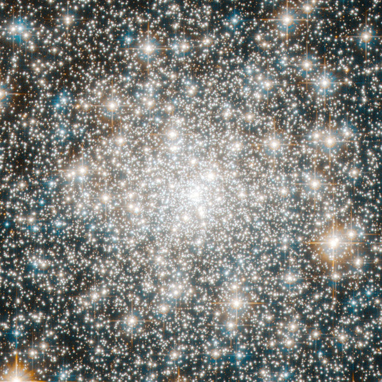 HST image of the central core of globular cluster NGC 6681, also known as M70
