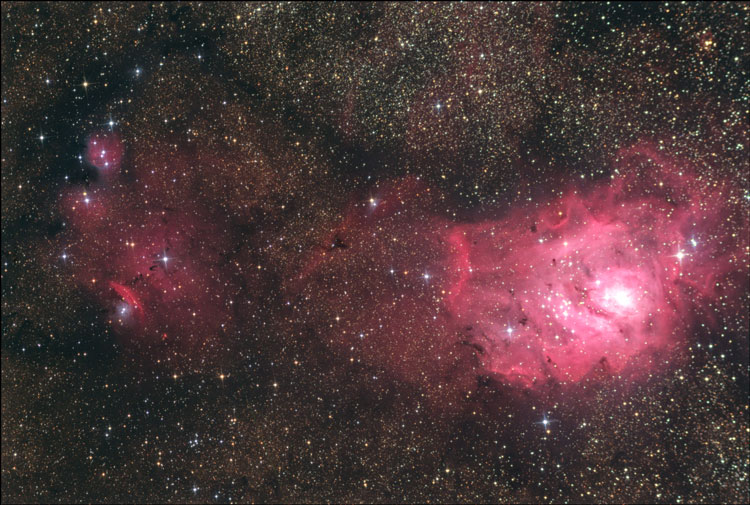 NOAO image of region near NGC 6533, the Lagoon Nebula, also known as M8