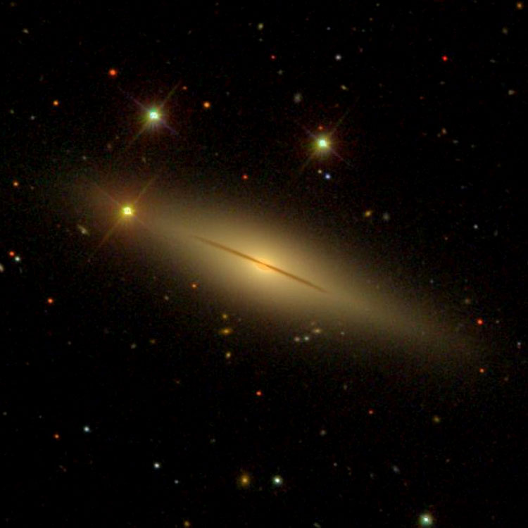 SDSS image of lenticular galaxy NGC 1031