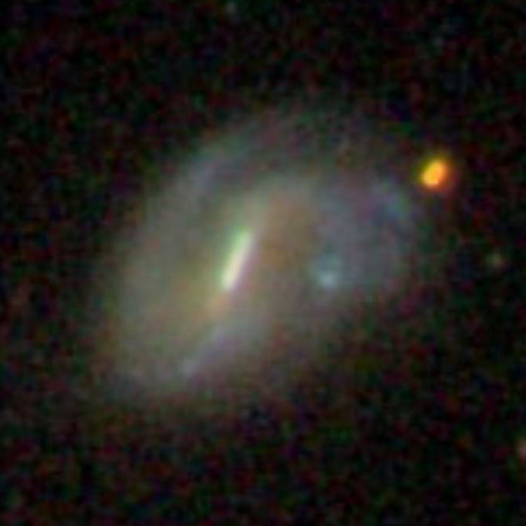 SDSS image spiral galaxy of NGC 107