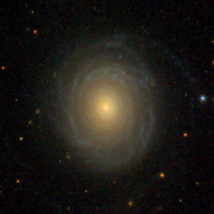 SDSS image of spiral galaxy NGC 1070
