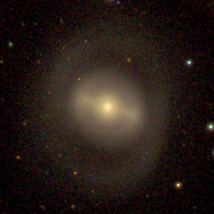 SDSS image of lenticular galaxy of NGC 108