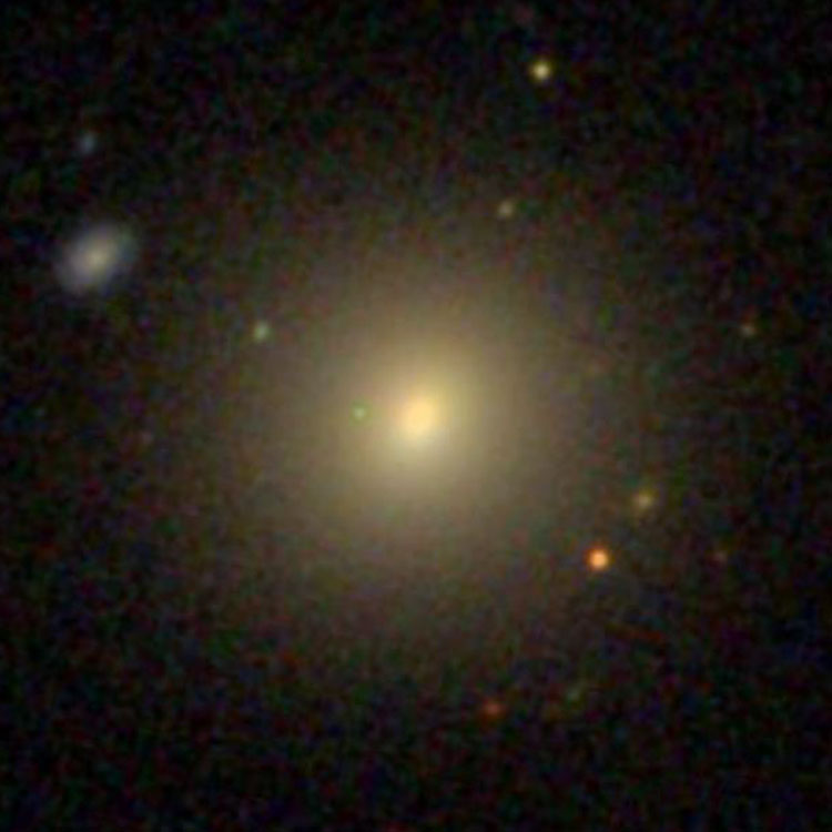 SDSS image of elliptical galaxy NGC 1092, a member of Hickson Compact Group 21