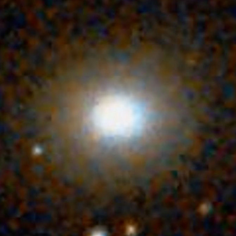 DSS image of lenticular galaxy NGC 1098, a member of Hickson Compact Group 21