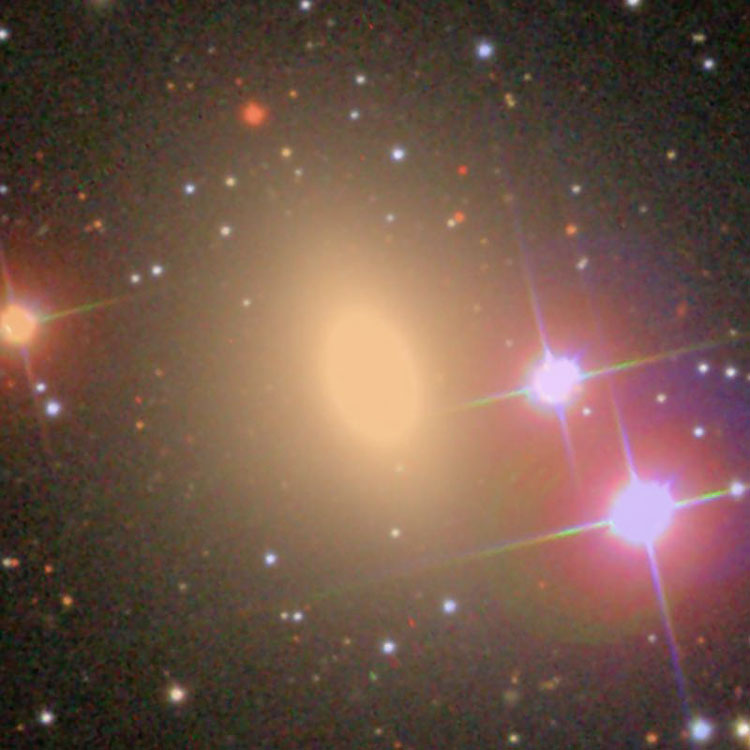 SDSS image of lenticular galaxy NGC 1161