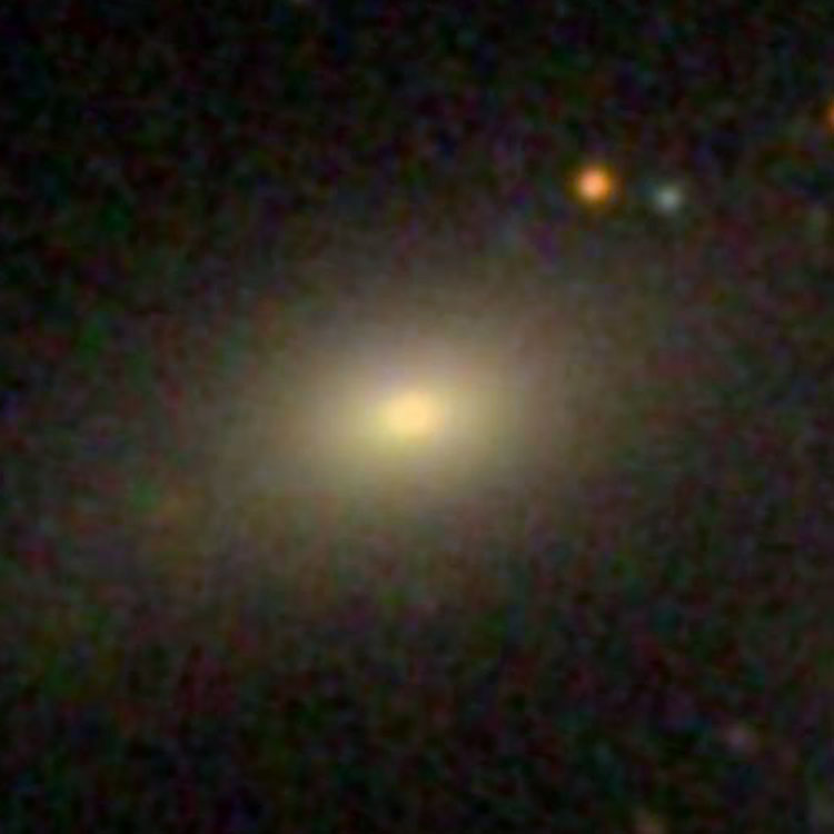 SDSS image of lenticular galaxy NGC 1192, one of the members of Hickson Compact Group 22