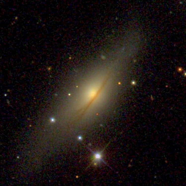SDSS image of spiral galaxy NGC 1194