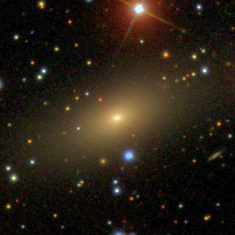 SDSS image of lenticular galaxy NGC 1198