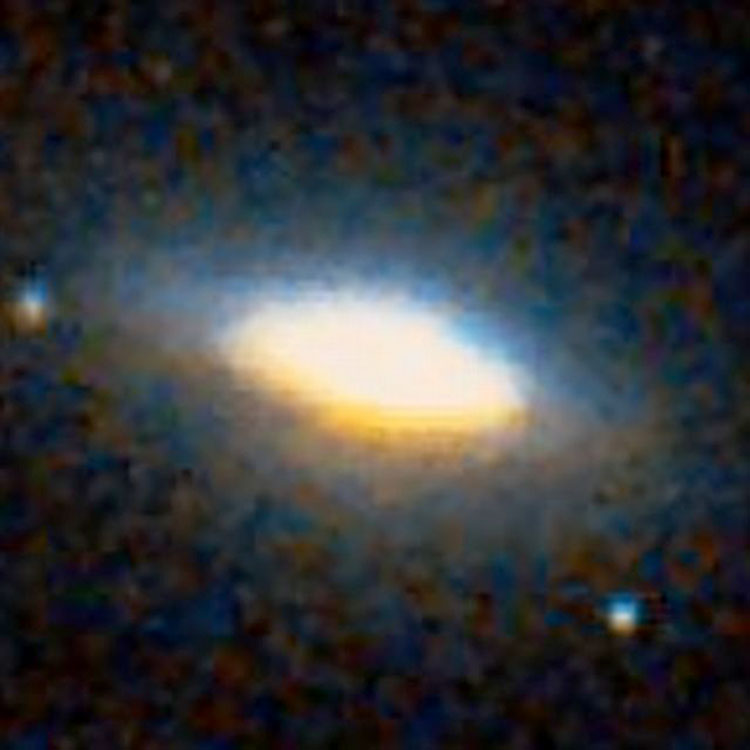DSS image of lenticular galaxy NGC 1208