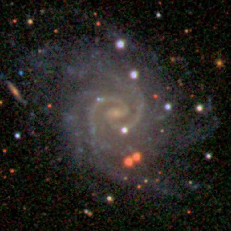 SDSS image of spiral galaxy NGC 1213
